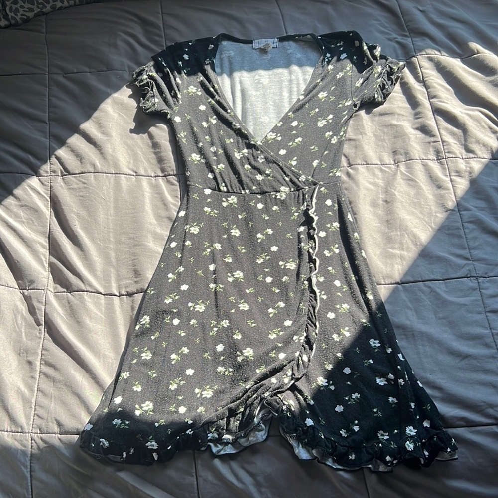 Beautiful black floral dress